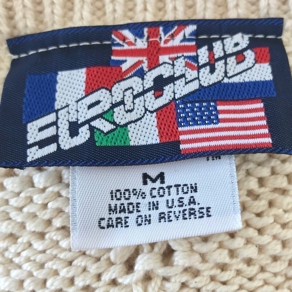 Euroclub Cream Long Sleeve Sweater - Picture 6 of 8